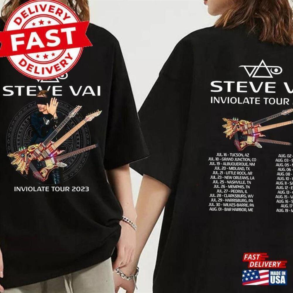 Steve Vai Inviolate North America Tour Fan Unisex T-Shirt